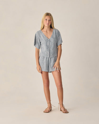 Teen Juniper Set Marine Gingham