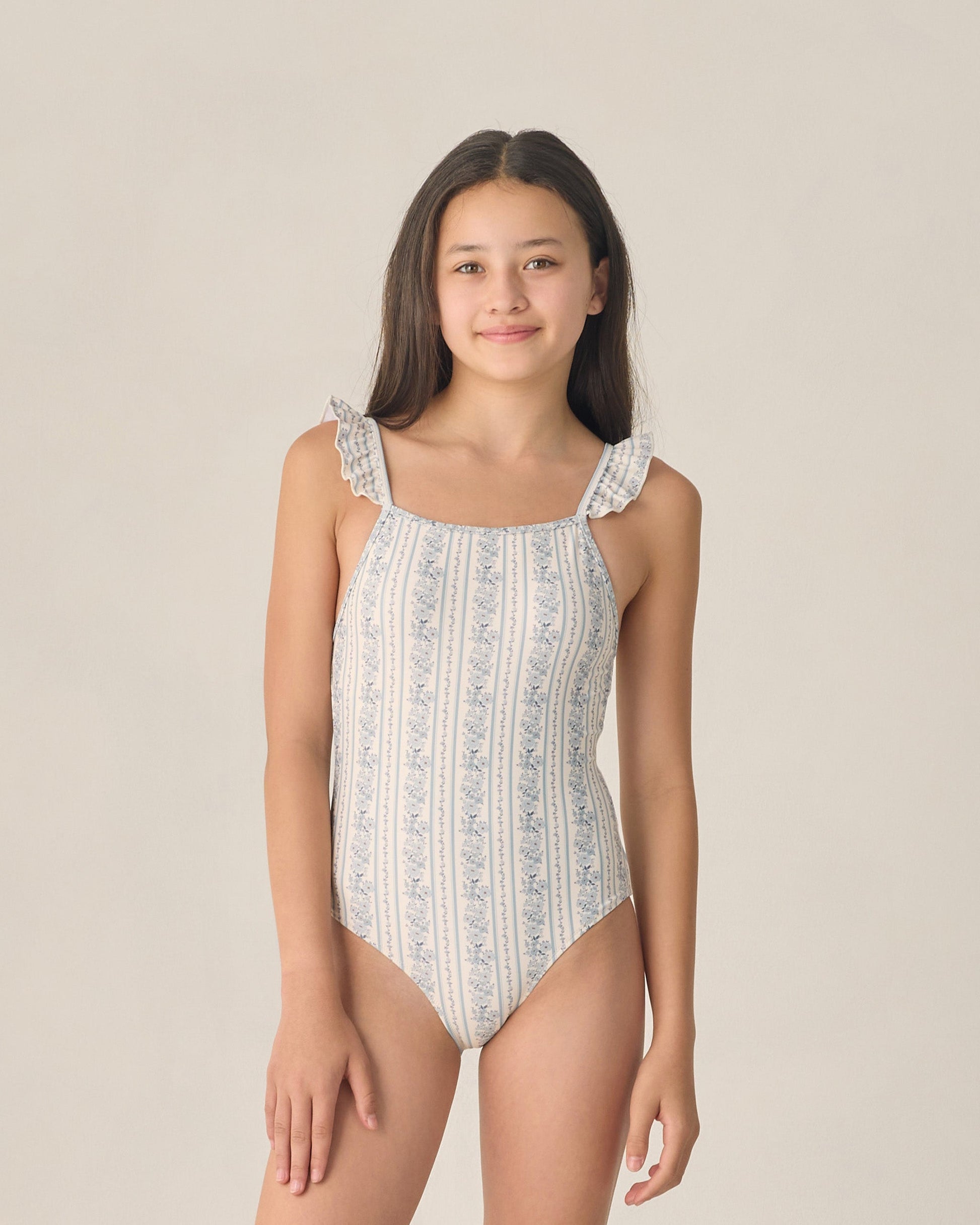 Teen Sky One-Piece Blue Floral