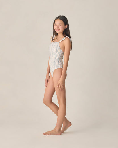 Teen Sky One-Piece Blue Floral