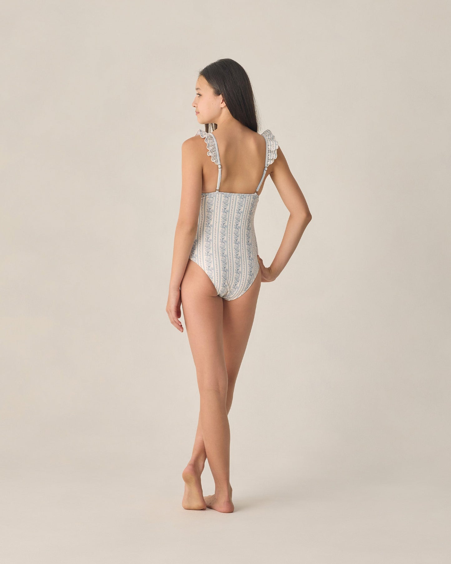 Teen Sky One-Piece Blue Floral