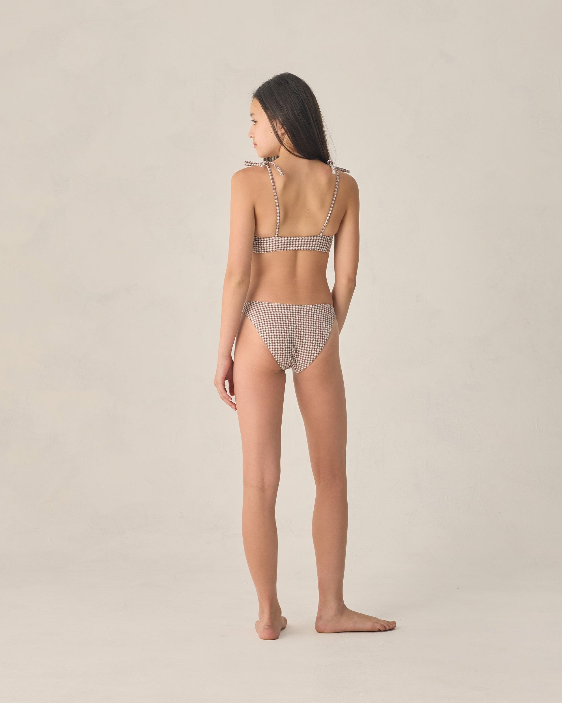 Teen Alba Bikini Set Ivory & Chocolate