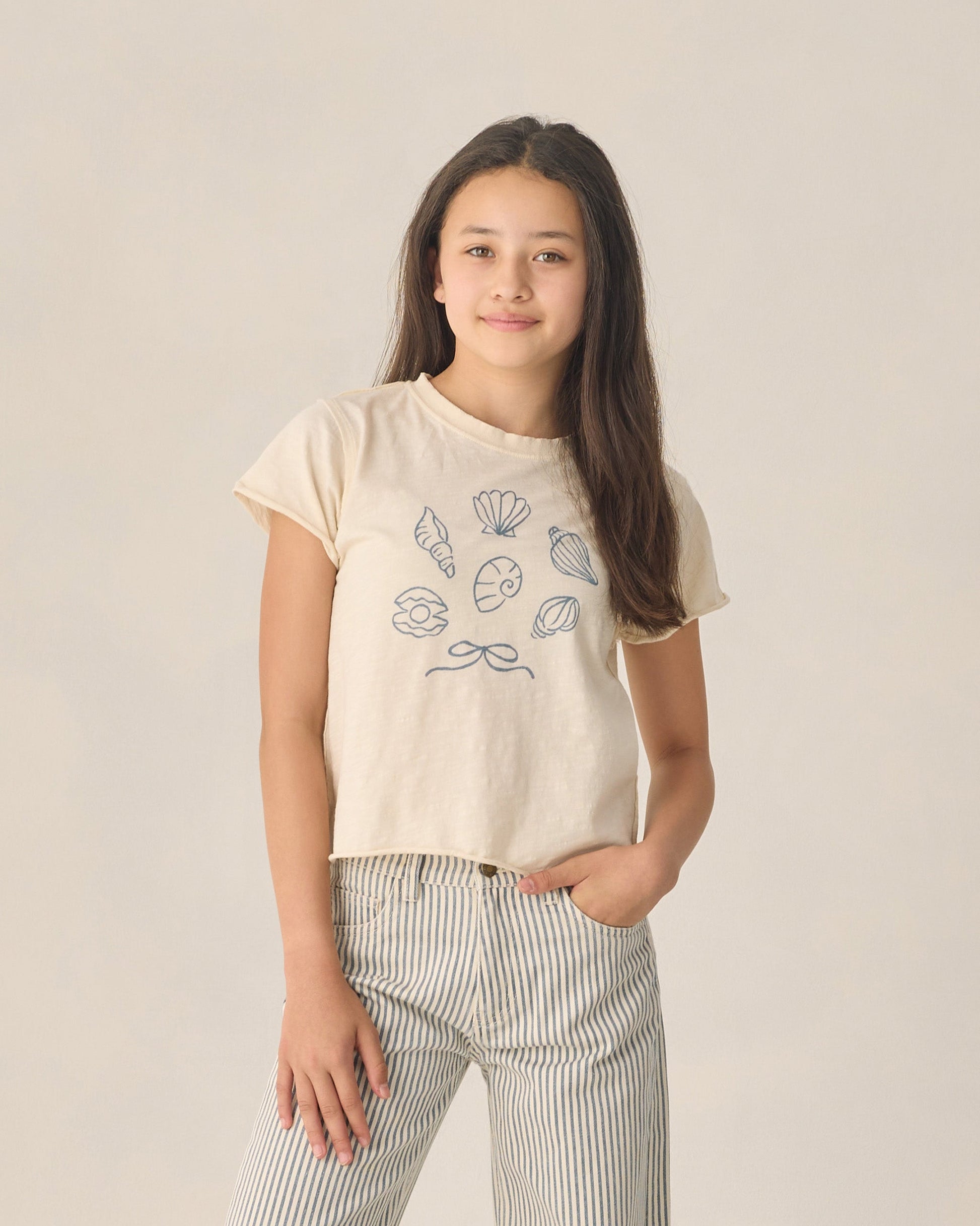 Teen Vintage Tee Seashells