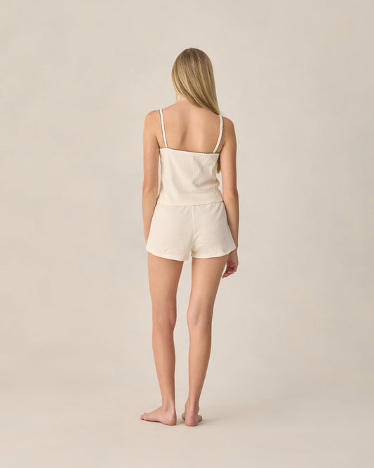 Teen Pointelle Lounge Set Ivory