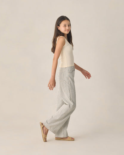 Teen Ribbed Tank Natural