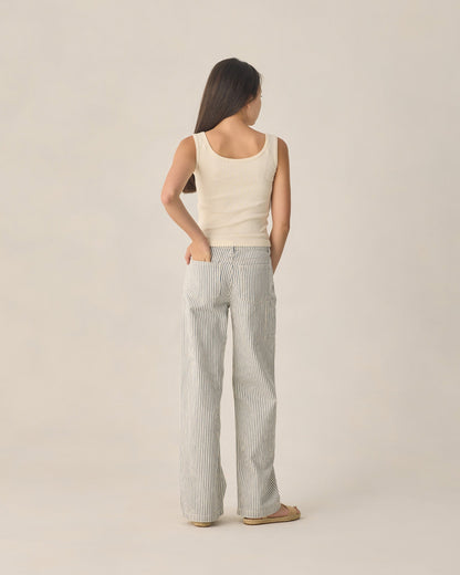 Teen Ribbed Tank Natural