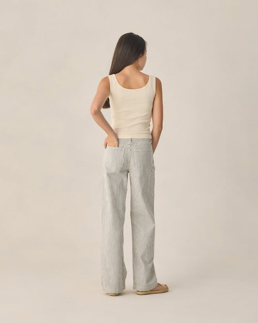 Teen Ribbed Tank Natural
