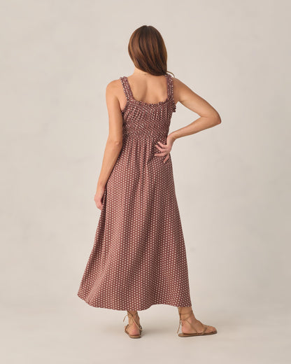 Women's Jane Dress Chocolate Polka Dot
