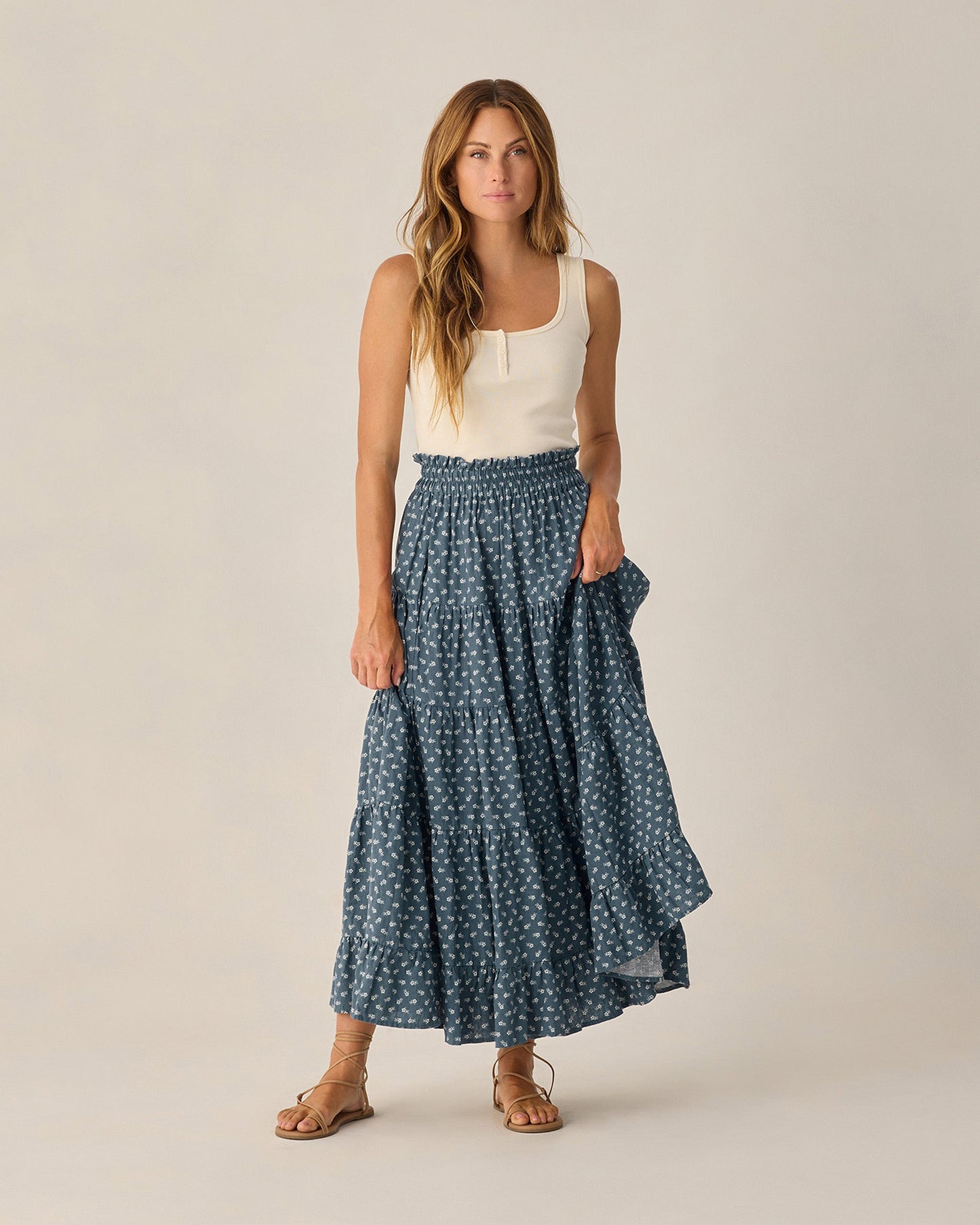 Women's Ribbed Tank Natural