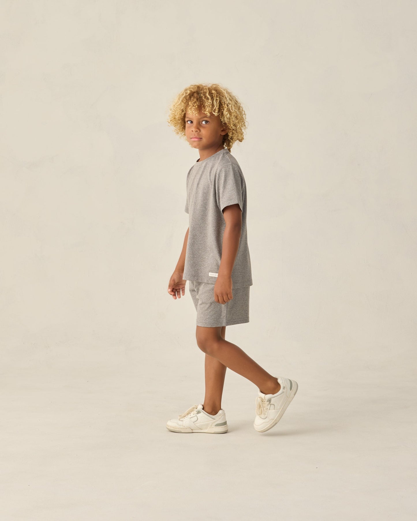Oceanside Tech Short Heathered Grey