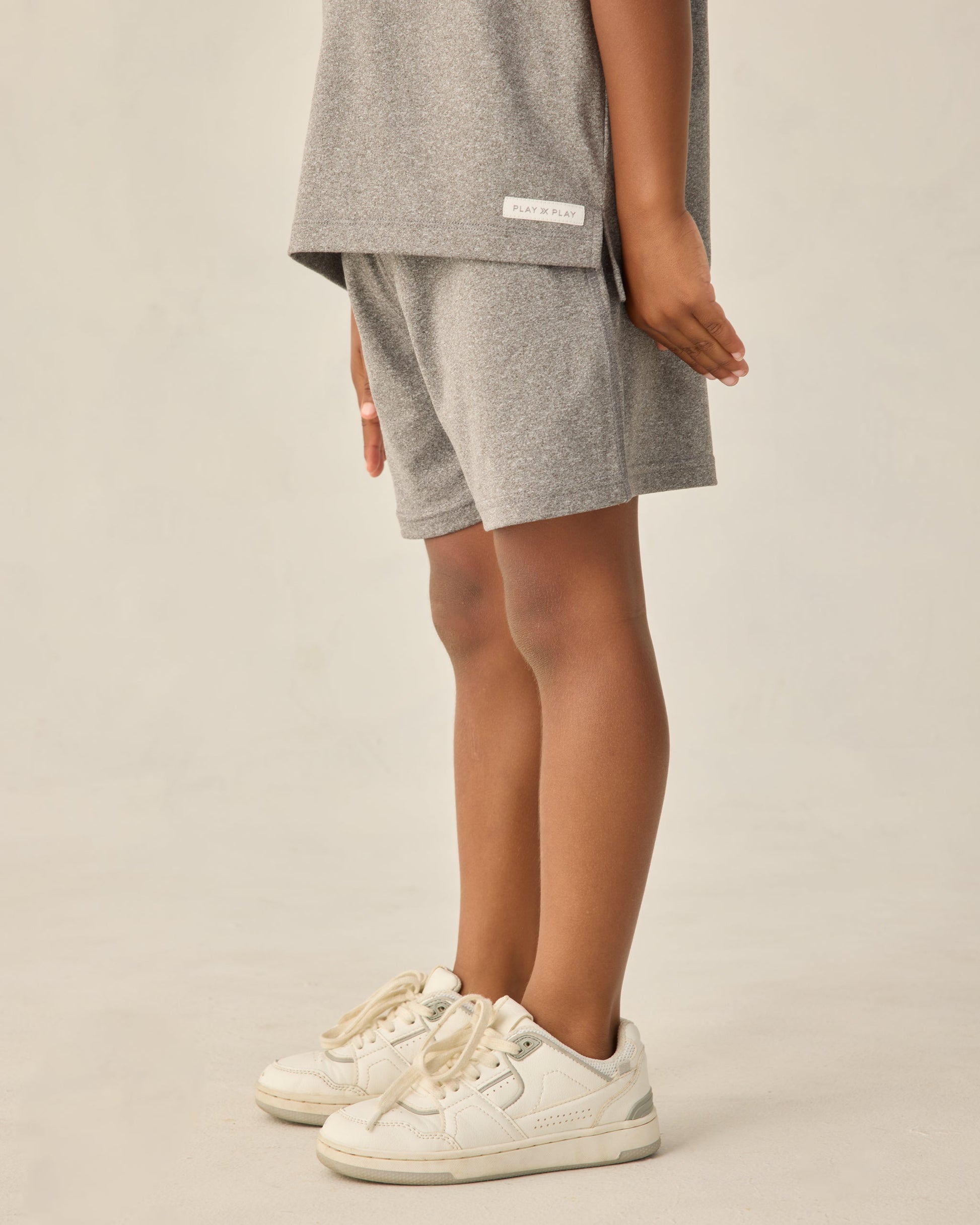 Oceanside Tech Short Heathered Grey