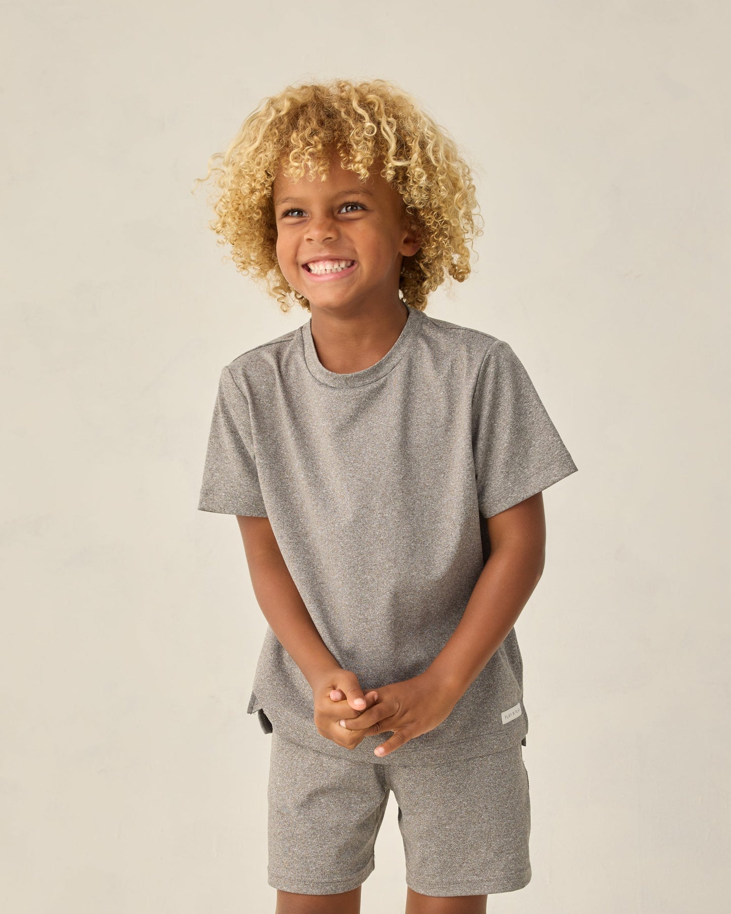 Oceanside Tech Short Heathered Grey