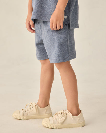Oceanside Tech Short Heathered Marine