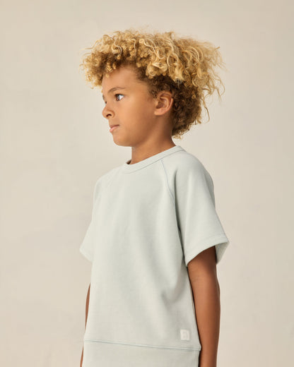 Short Sleeve Sweatshirt Seafoam