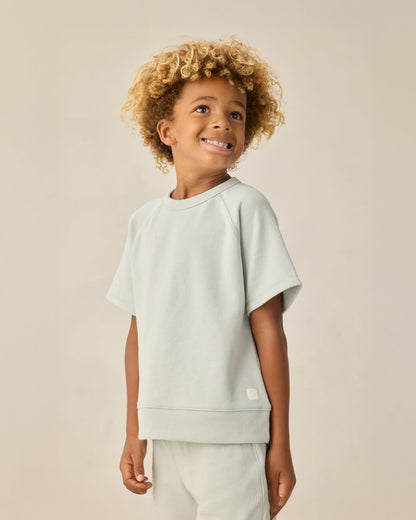 Short Sleeve Sweatshirt Seafoam