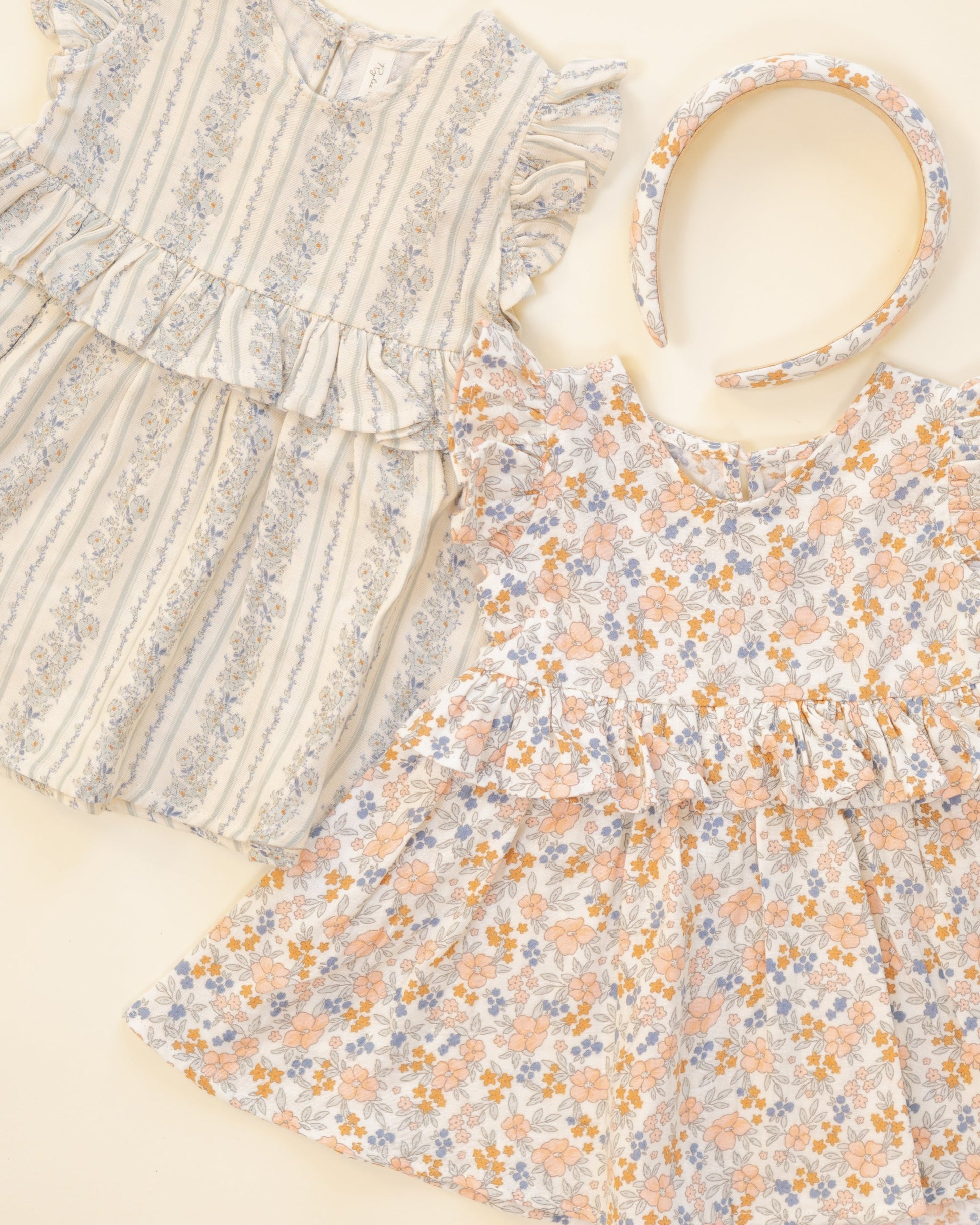 Brielle Dress Blue Floral