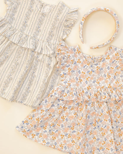 Brielle Dress Blue Floral