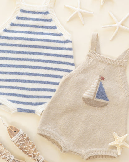 Fisher Romper Maritime Stripe