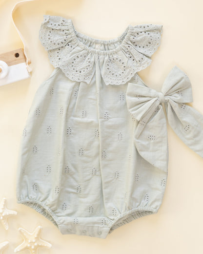 Oversized Bow Seafoam