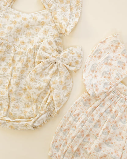 Roxy Romper Yellow Floral