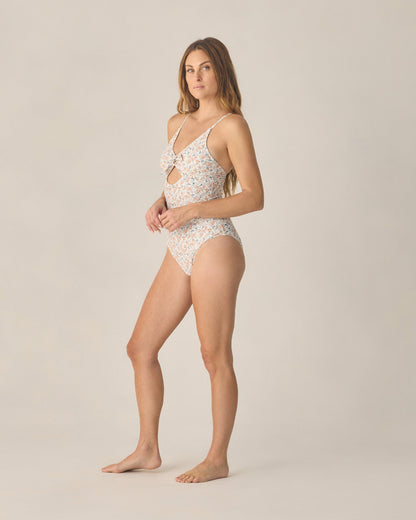 Women's Keyhole One-Piece Flower Field