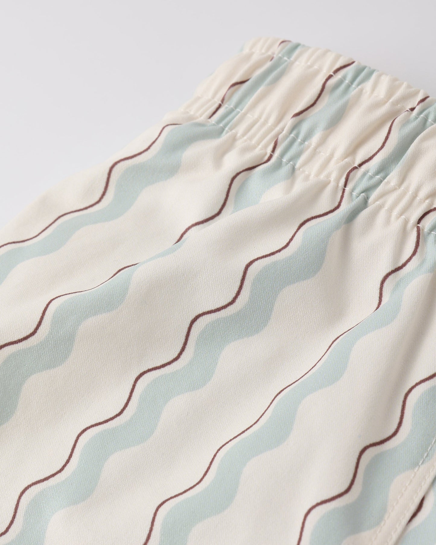 Swim Trunk Wave Stripe