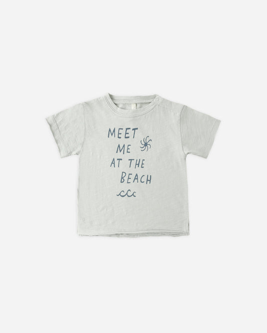 Raw Edge Tee Meet Me At The Beach