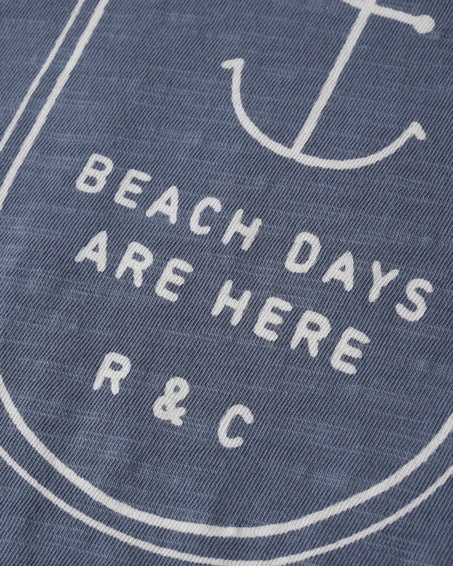 Raw Edge Tee Beach Days
