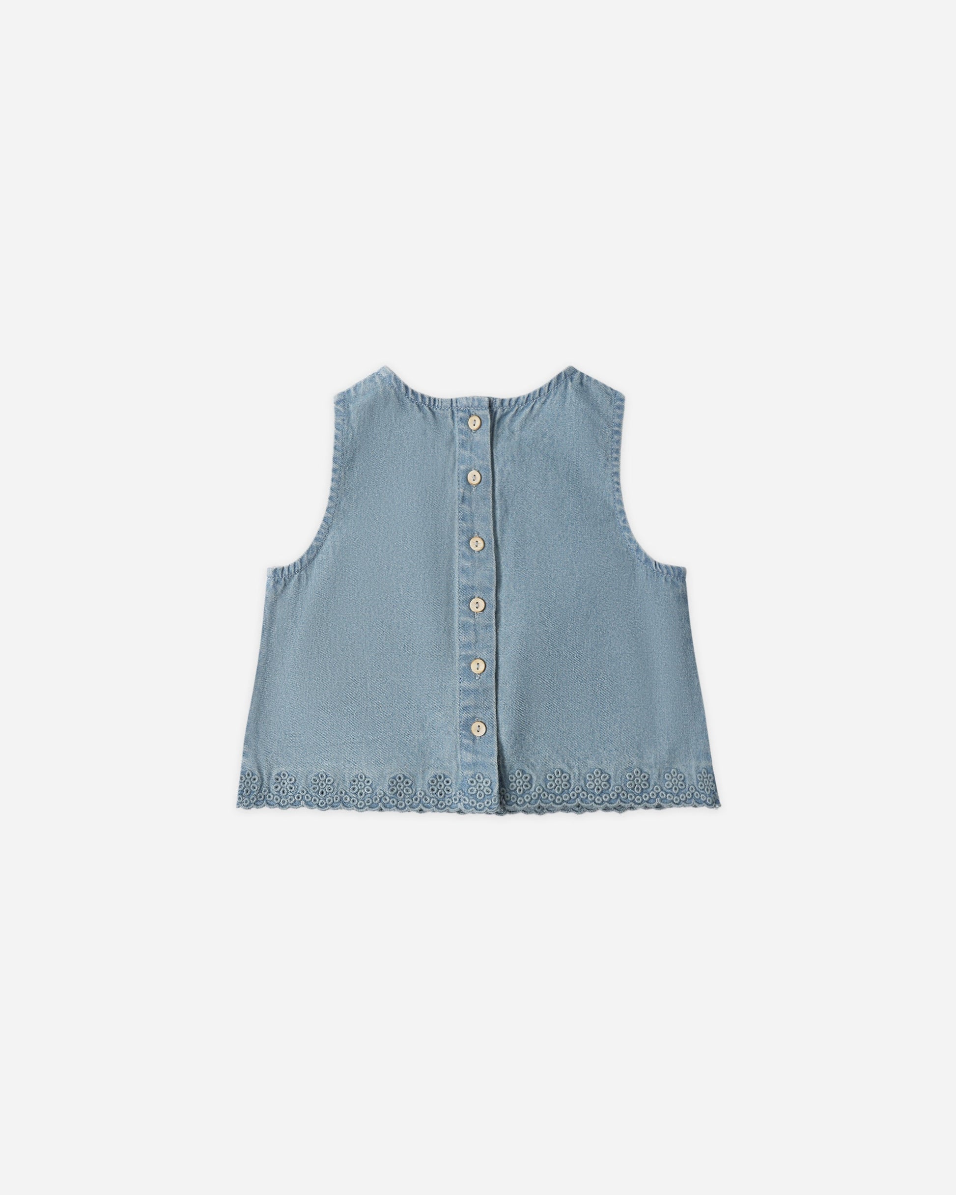 Aaron Top Washed Blue