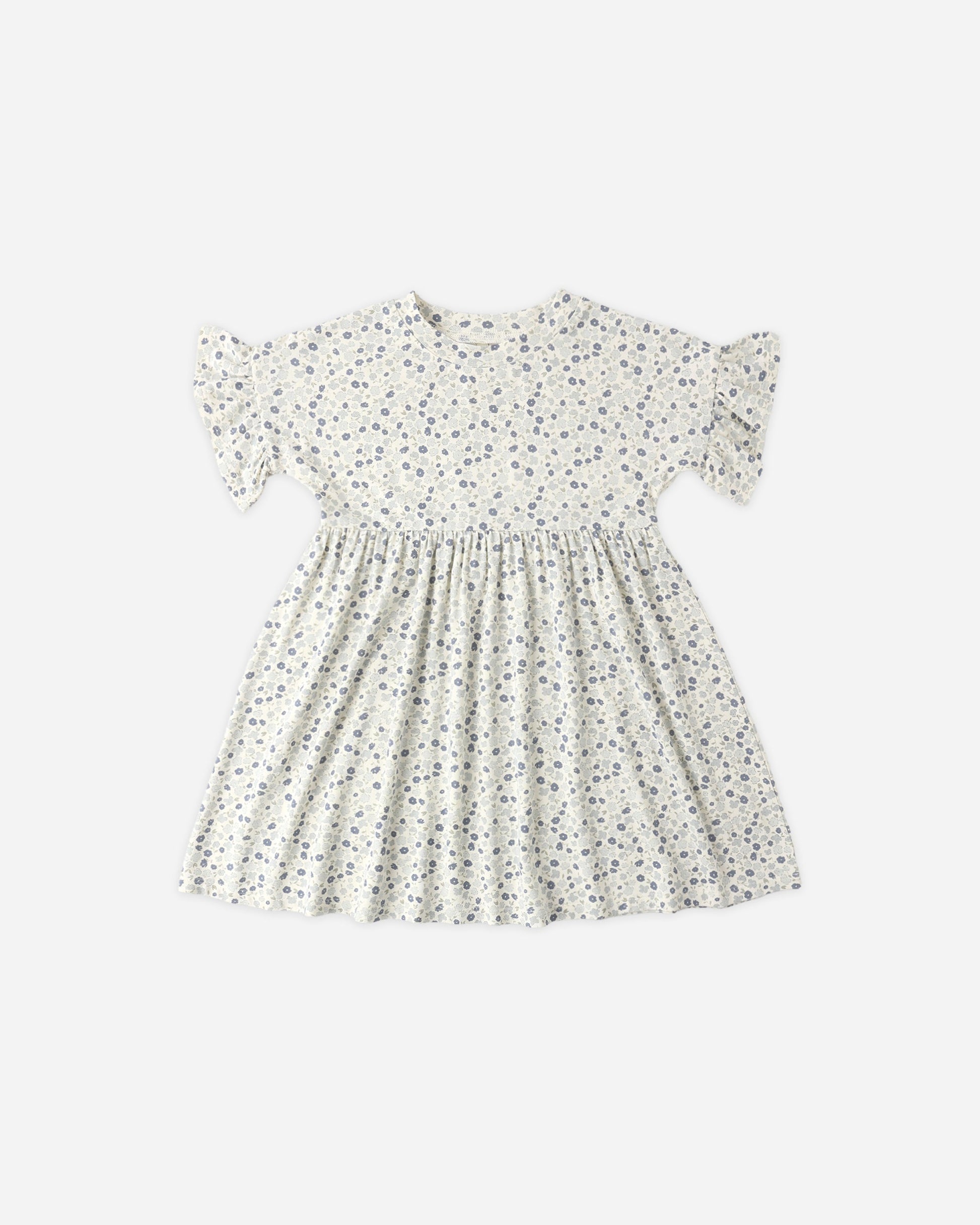 Babydoll Dress Blue Ditsy