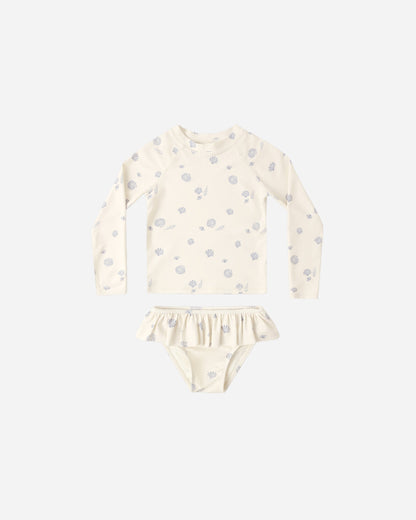 Rashguard Girls Set Seashells