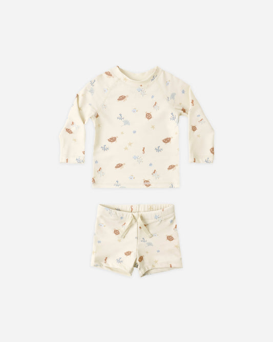 Boys Rashguard Set Aquatic
