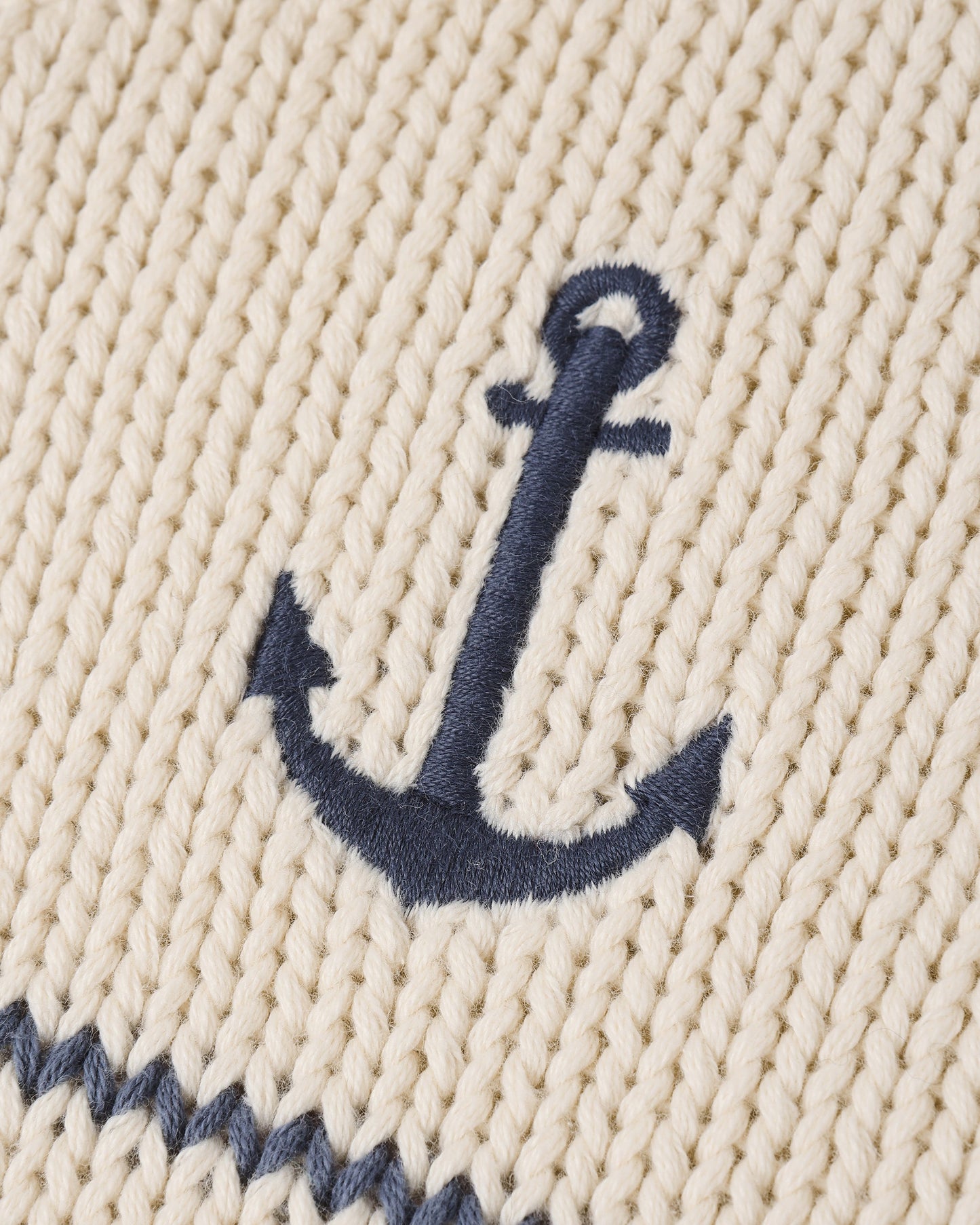 Shawl Cardigan Natural & Marine