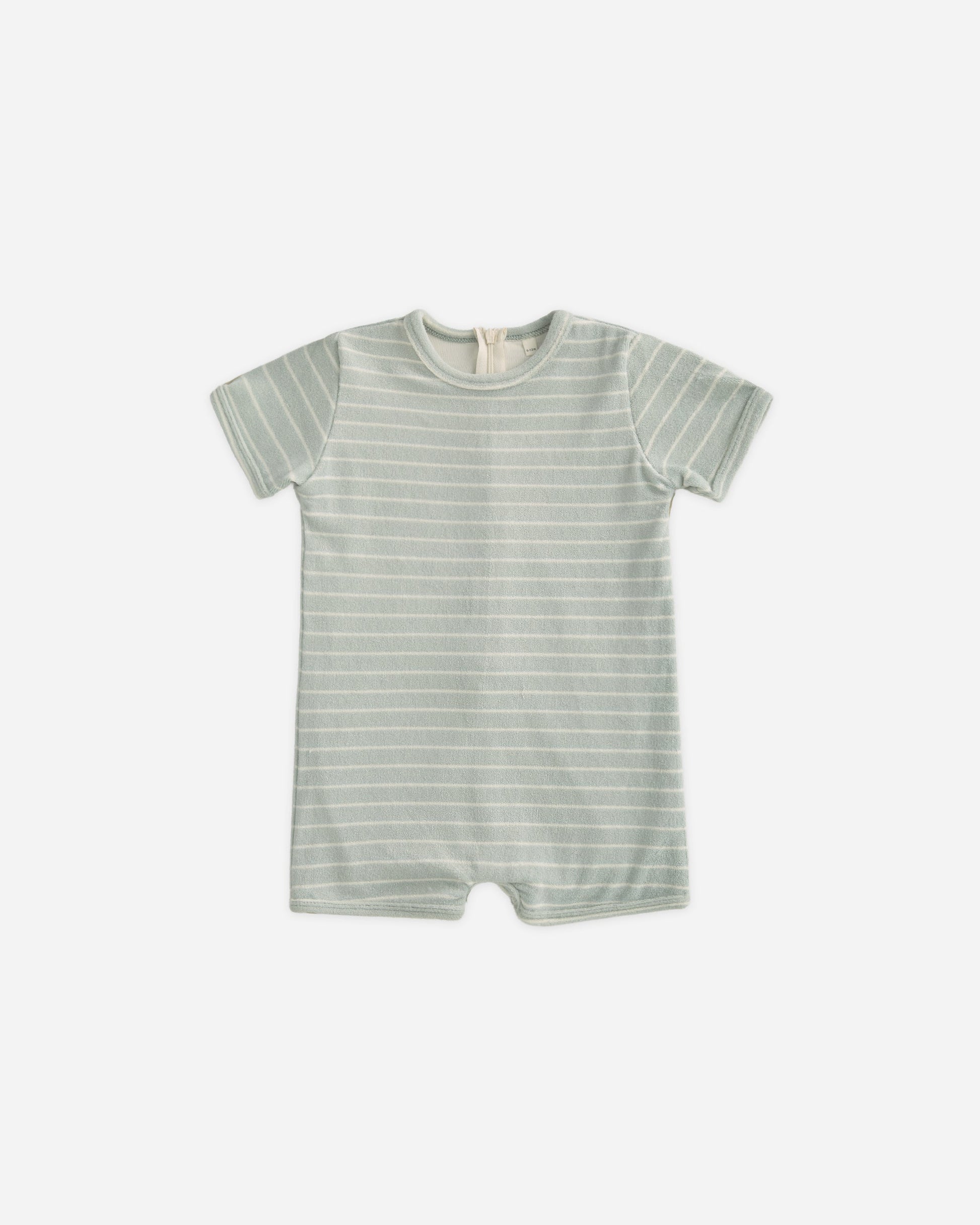 Shorty One-Piece Seafoam Stripe