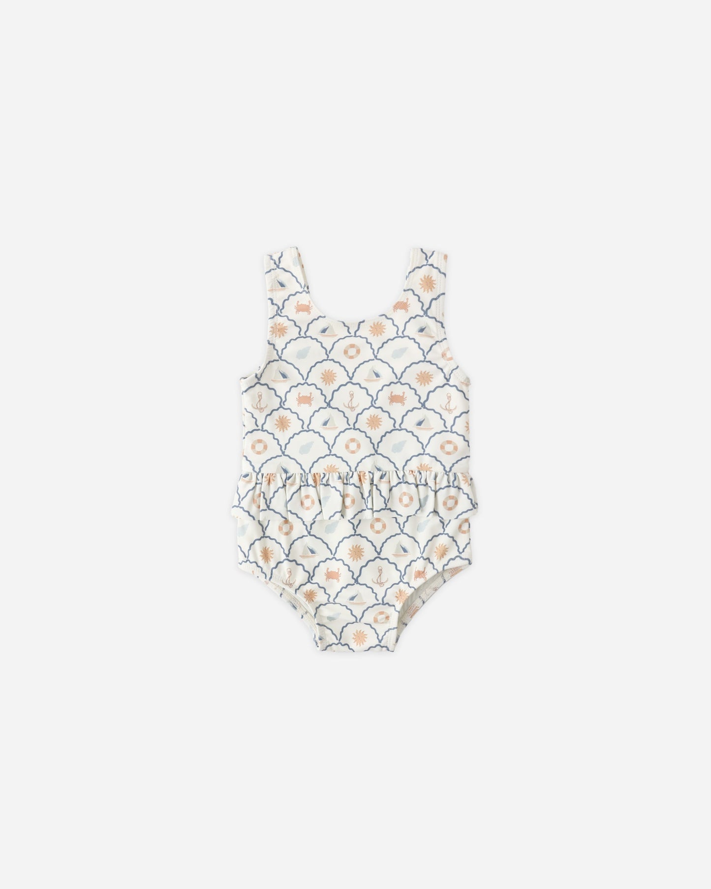 Skirted One-Piece Nautical