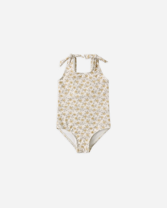 Millie One-Piece Yellow Floral