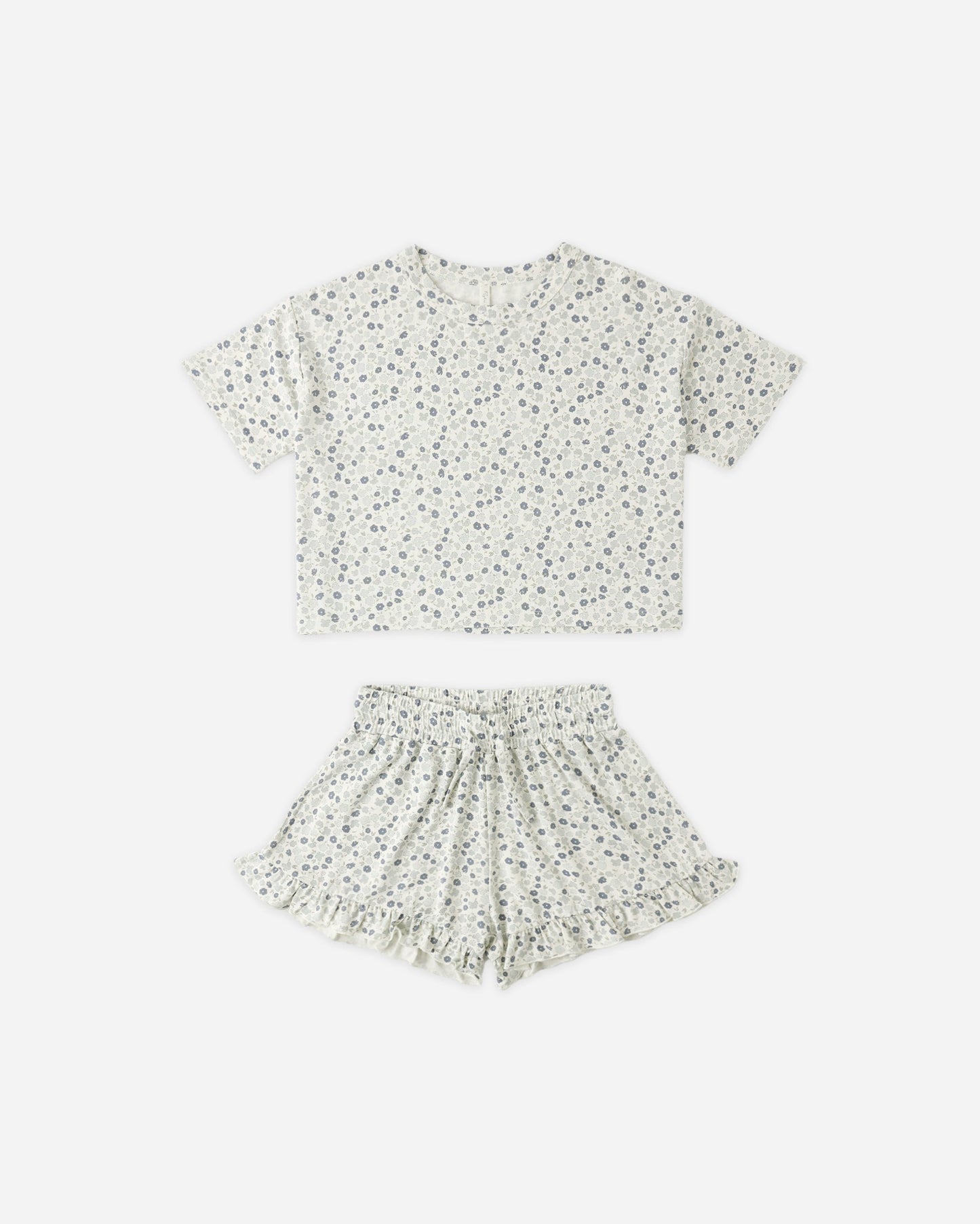 Mosie Set Blue Ditsy