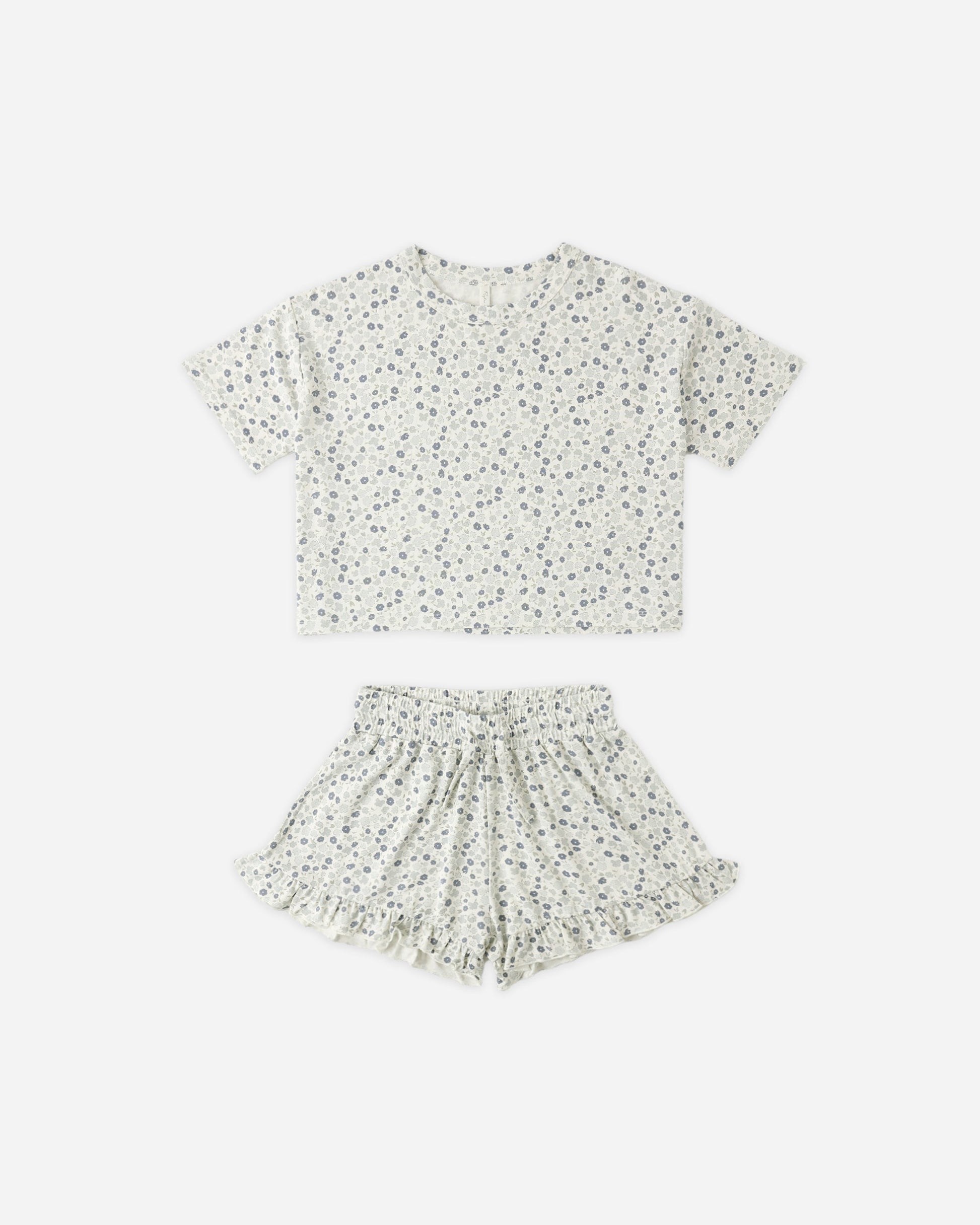 Mosie Set Blue Ditsy