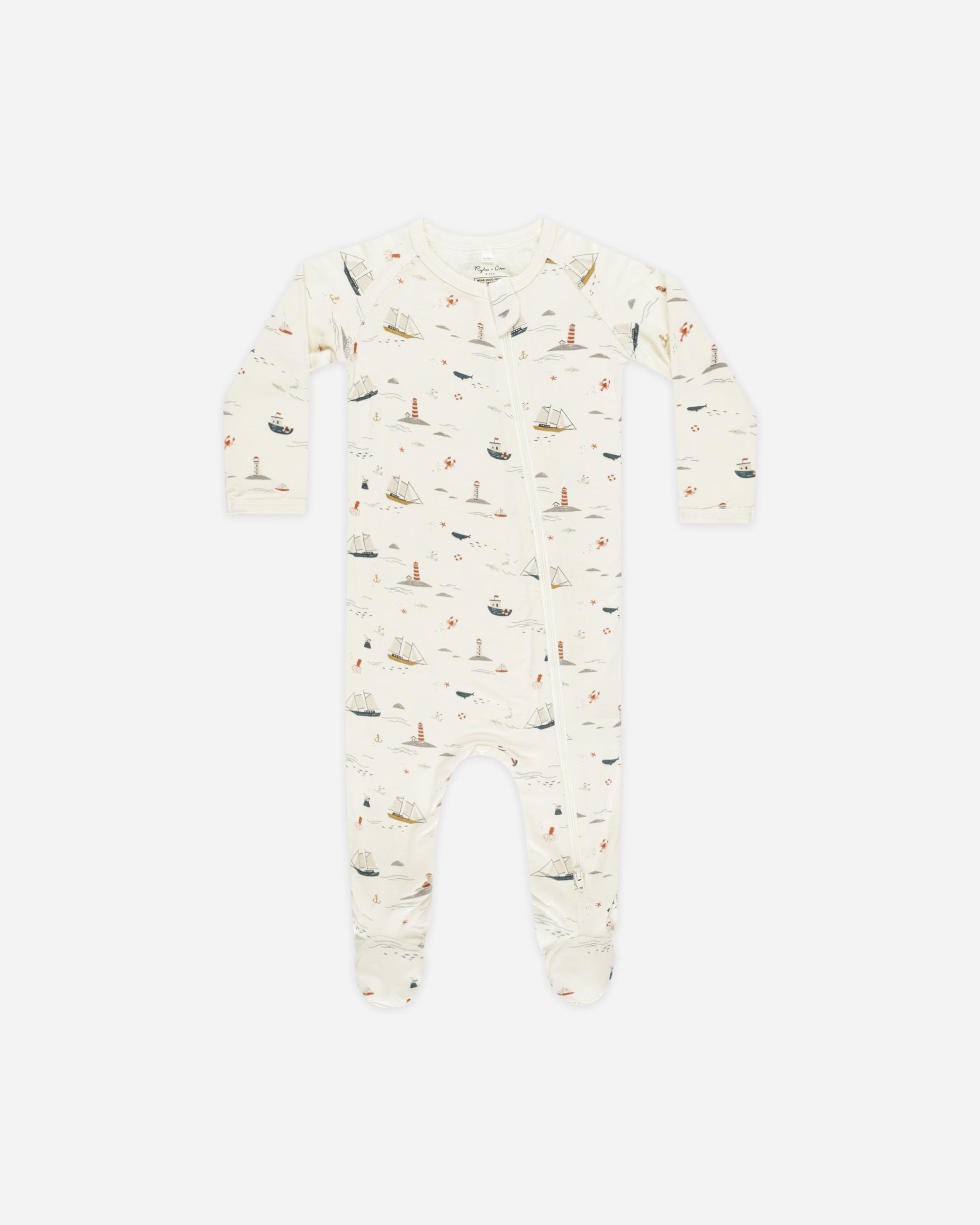 Footed Sleeper Nautical