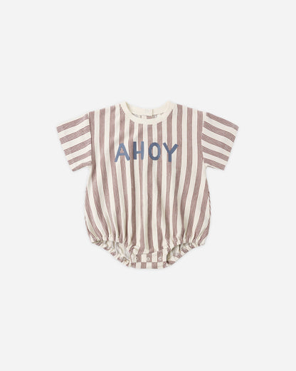 Relaxed Bubble Romper Ahoy