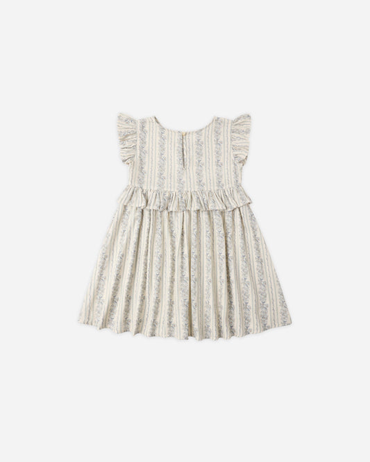 Brielle Dress Blue Floral
