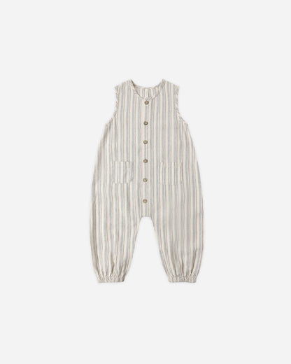 Woven Jumpsuit Nautical Stripe