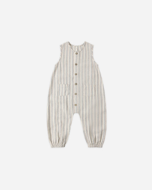 Woven Jumpsuit Nautical Stripe