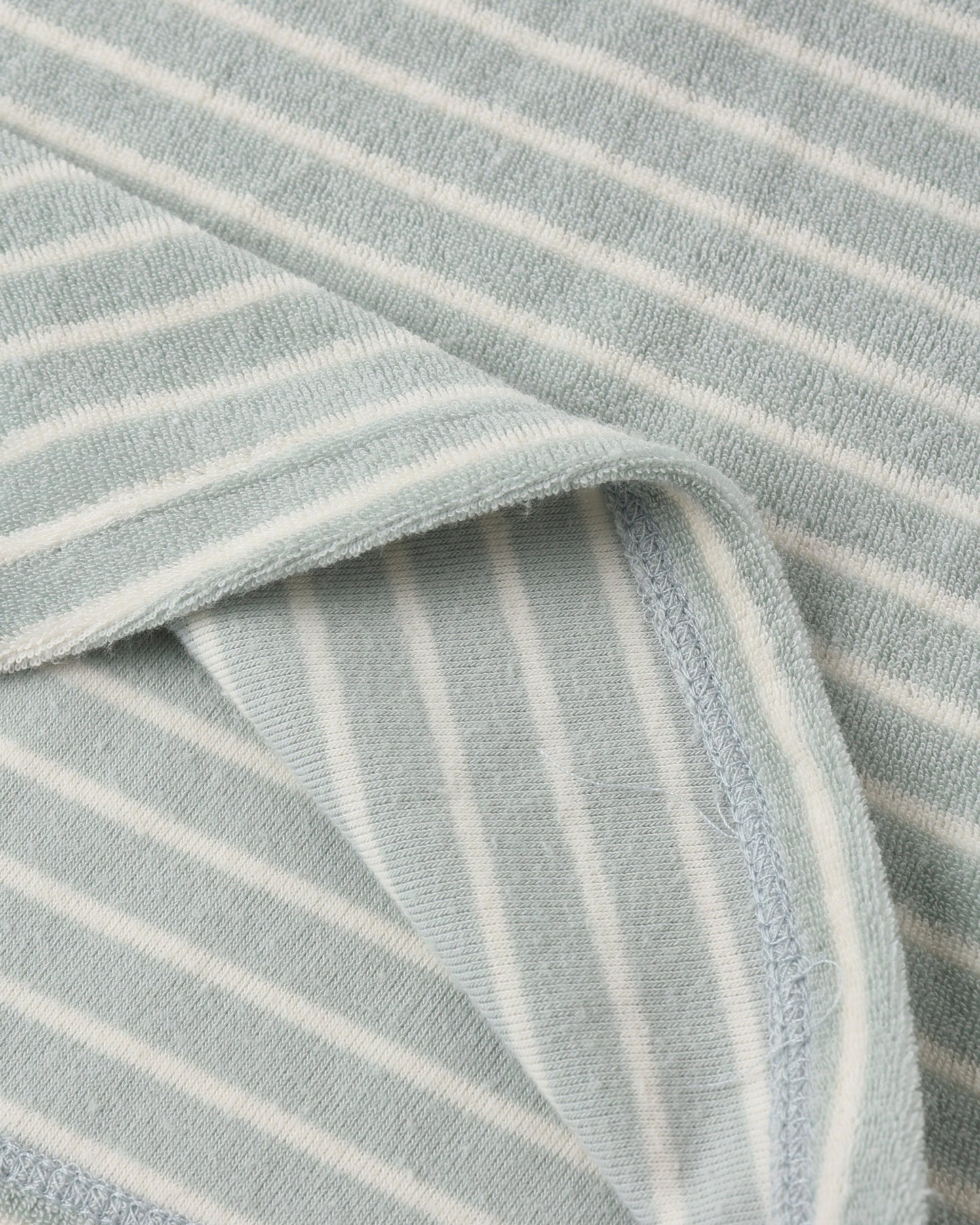Baby Tank Set Seafoam Terry Stripe