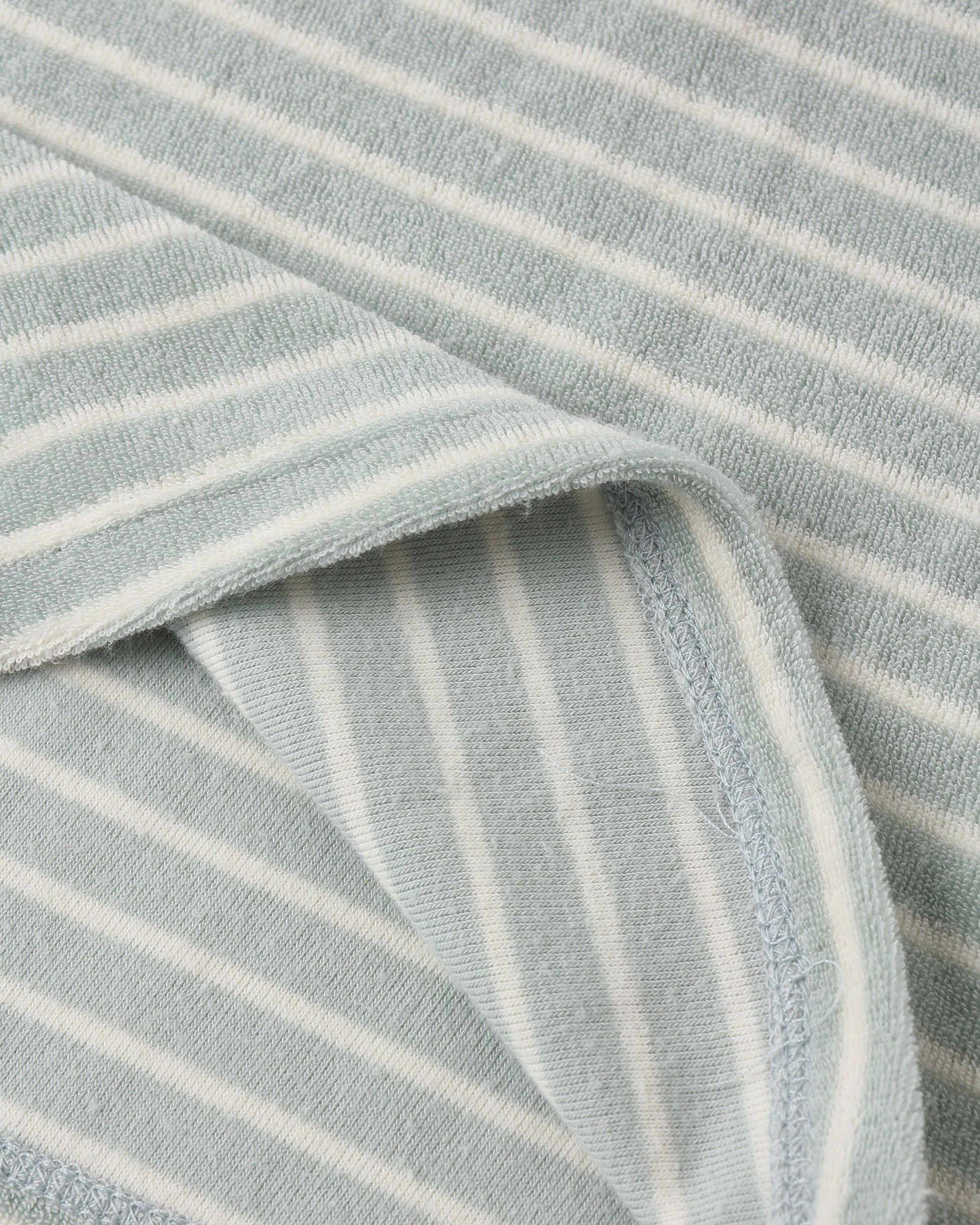 Baby Tank Set Seafoam Terry Stripe