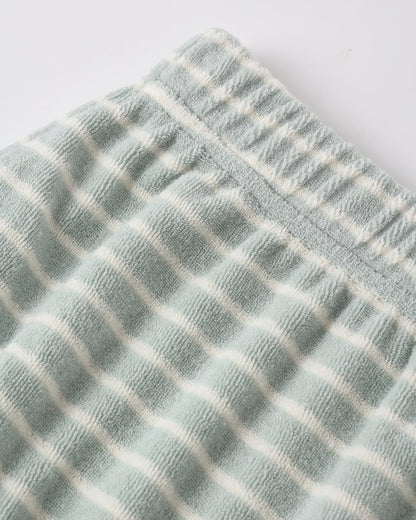 Baby Tank Set Seafoam Terry Stripe