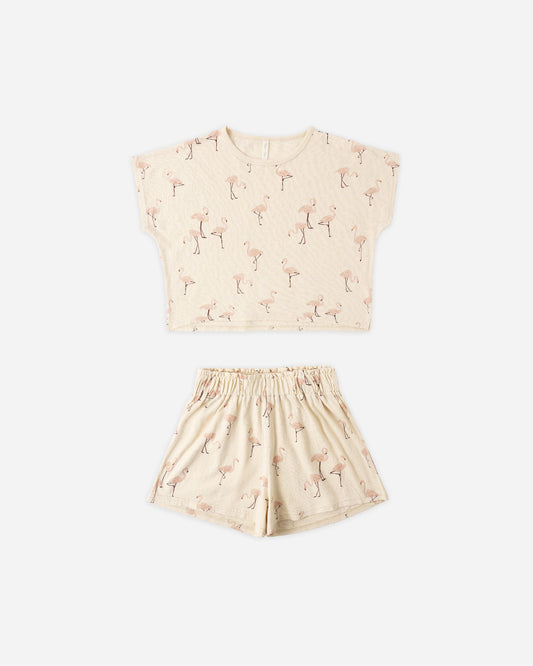 Raegan Set Flamingo