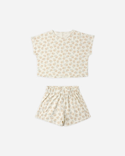Raegan Set Yellow Ditsy