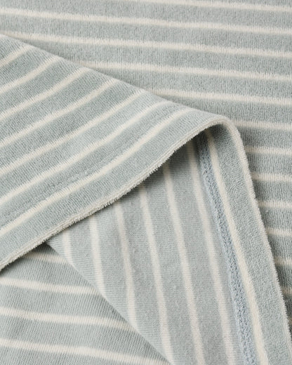 Terry Relaxed Tee Seafoam Stripe