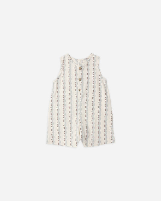 Maverick Romper Wave Stripe