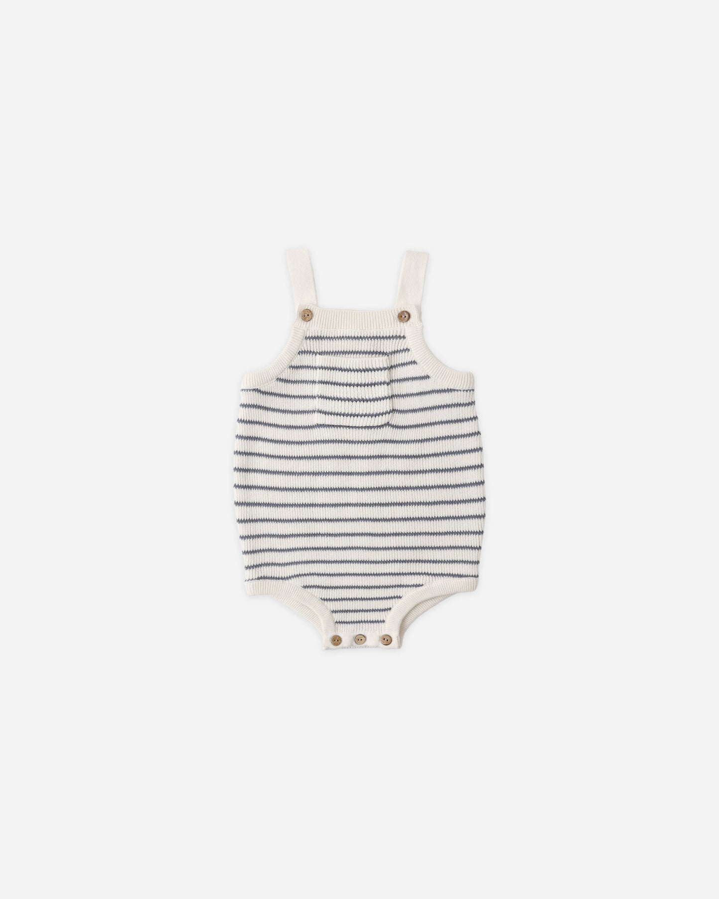Ashton Knit Romper Marine Stripe